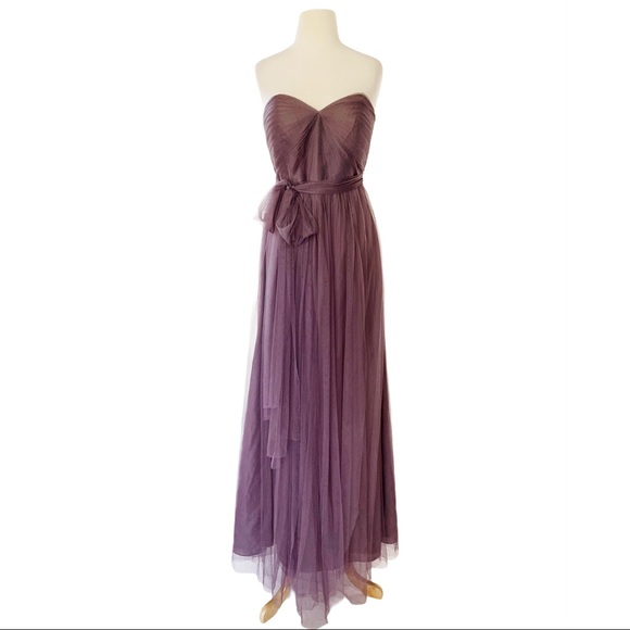 Jenny Yoo Lilac convertible bridesmaid gown size 8 - Picture 2 of 9
